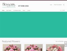 Tablet Screenshot of blossoms.com.au